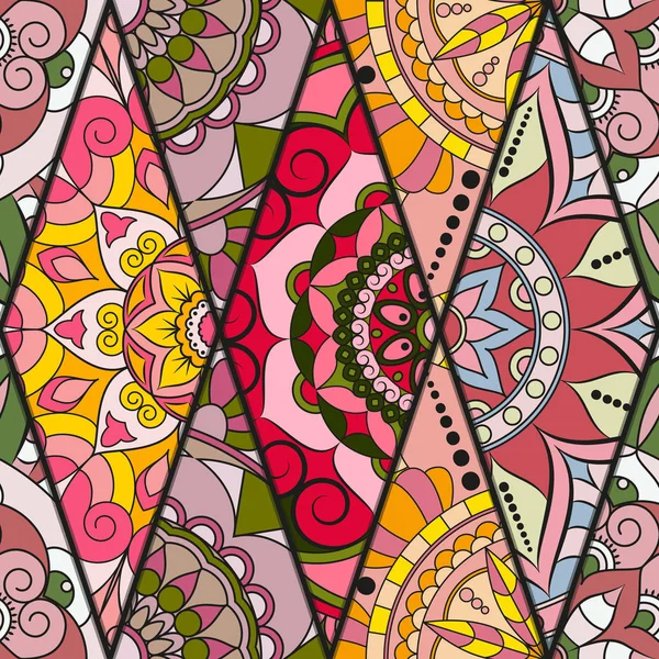 Seamless modeli. Vintage dekoratif öğeler. Elle çizilmiş backgr