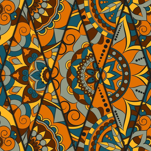 Seamless modeli. Vintage dekoratif öğeler. Elle çizilmiş backgr