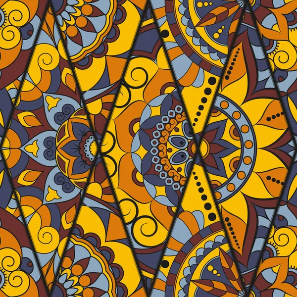 Seamless modeli. Vintage dekoratif öğeler. Elle çizilmiş backgr