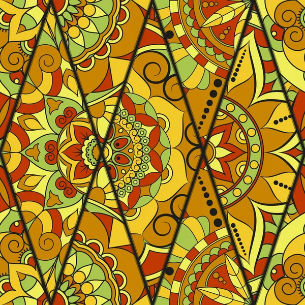 Seamless modeli. Vintage dekoratif öğeler. Elle çizilmiş backgr