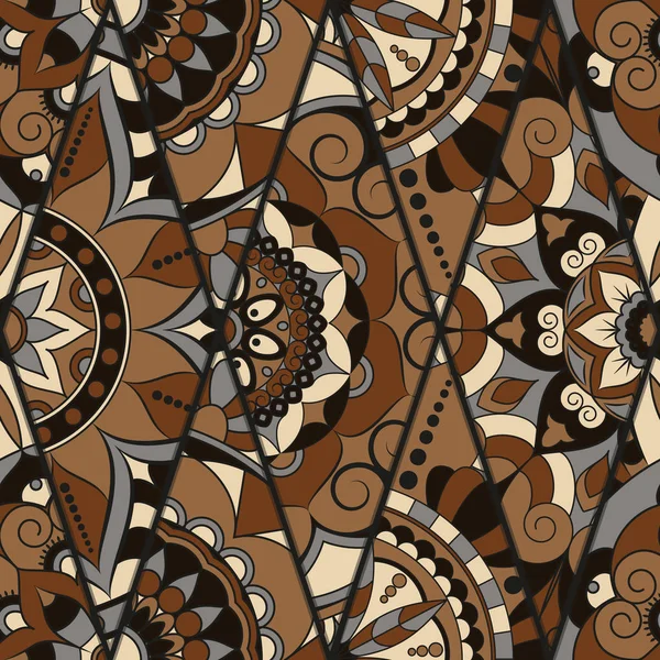 Seamless modeli. Vintage dekoratif öğeler. Elle çizilmiş backgr