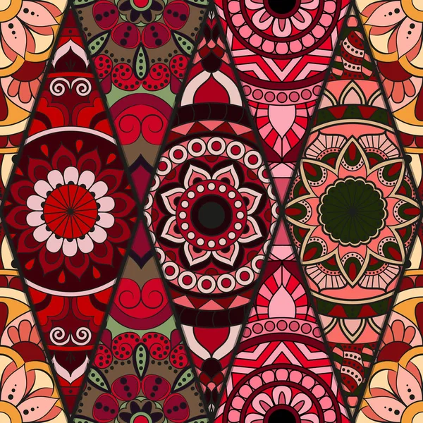 Seamless modeli. Vintage dekoratif öğeler. Elle çizilmiş backgr