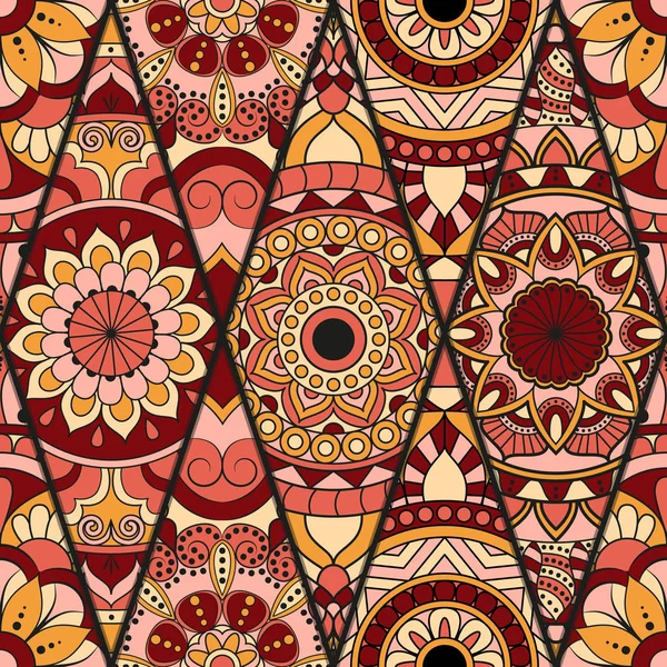 Seamless modeli. Vintage dekoratif öğeler. Elle çizilmiş backgr