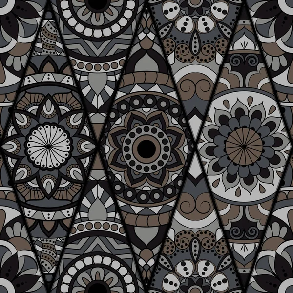 Seamless modeli. Vintage dekoratif öğeler. Elle çizilmiş backgr