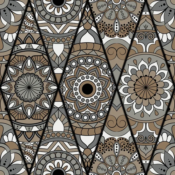 Seamless modeli. Vintage dekoratif öğeler. Elle çizilmiş backgr