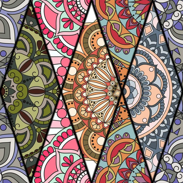 Seamless modeli. Vintage dekoratif öğeler. Elle çizilmiş backgr