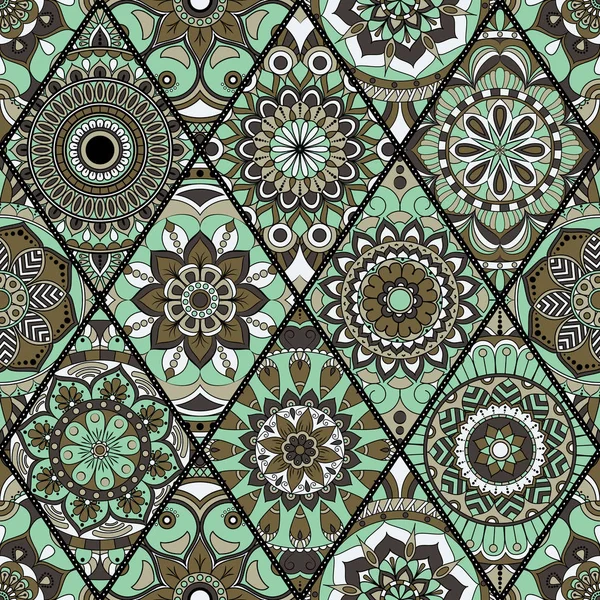 Seamless modeli. Vintage dekoratif öğeler. Elle çizilmiş backgr