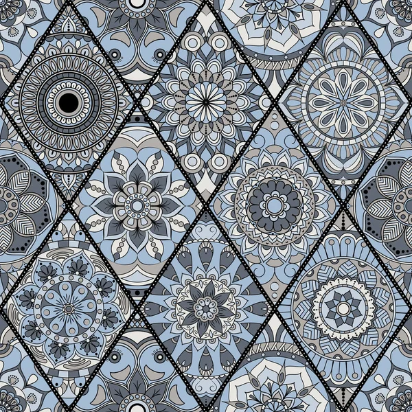 Seamless modeli. Vintage dekoratif öğeler. Elle çizilmiş backgr