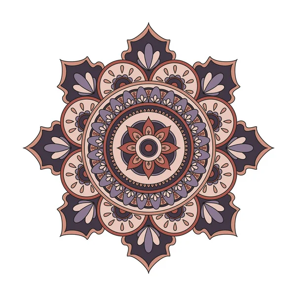 Çiçek mandalalar. Vintage dekoratif öğeler. Oryantal desen, 