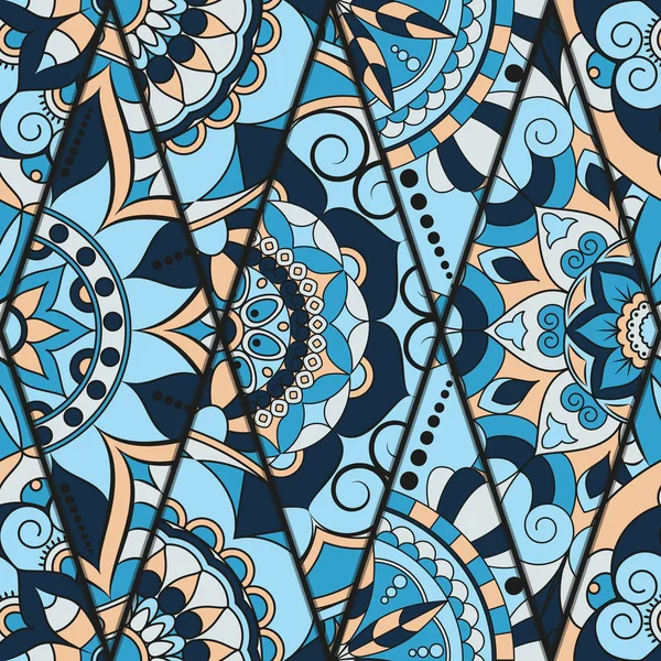 Seamless modeli. Vintage dekoratif öğeler. Elle çizilmiş backgr