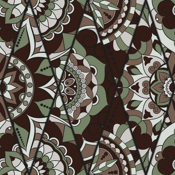 Seamless modeli. Vintage dekoratif öğeler. Elle çizilmiş backgr