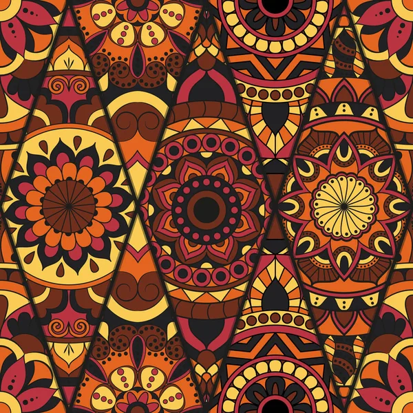 Seamless modeli. Vintage dekoratif öğeler. Elle çizilmiş backgr