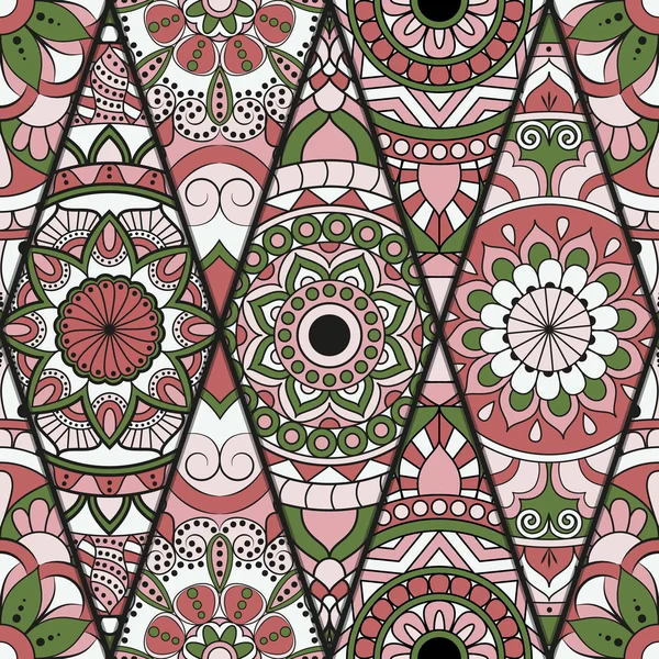 Seamless modeli. Vintage dekoratif öğeler. Elle çizilmiş backgr