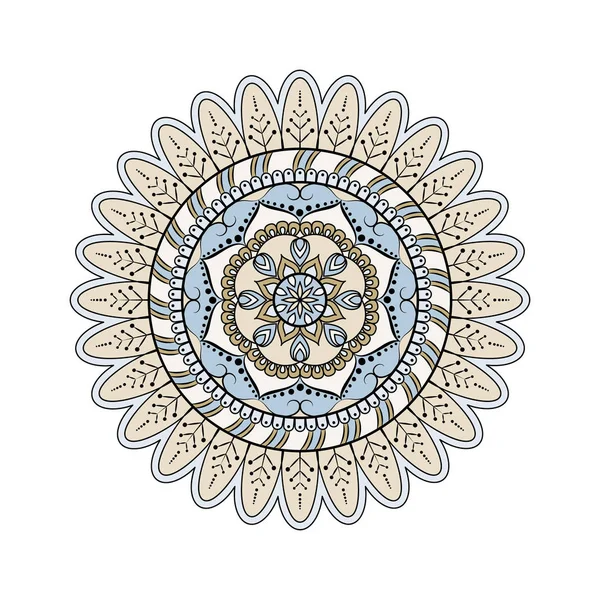 Flower Mandalas. Vintage decorative elements. Oriental pattern,