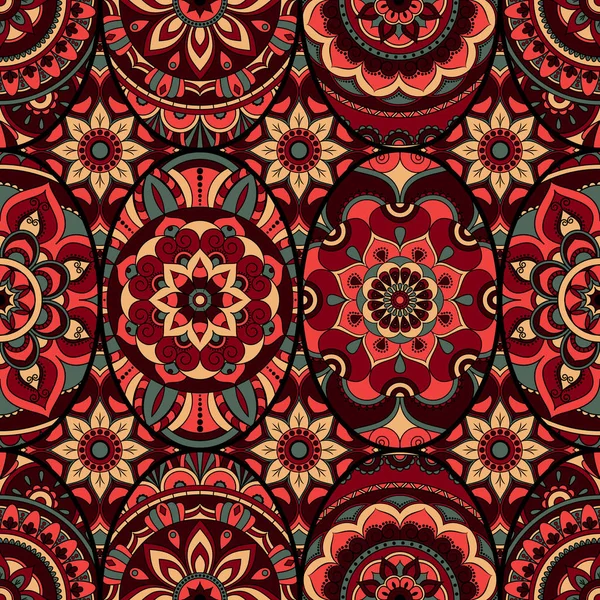 Dikişsiz Desen döşemesi mandalalar ile. Vintage dekor elementleri