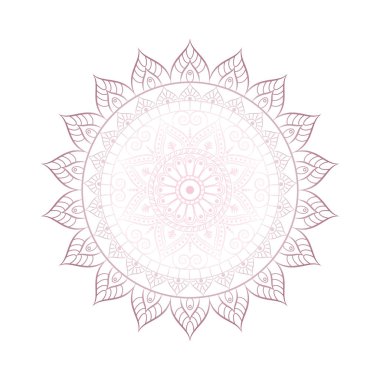 Çiçek Mandala. Vintage dekoratif öğeler. Oryantal desen, v