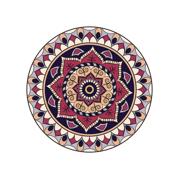 Blumen-Mandala. orientalisches Muster, Vektorillustration. islam, ar — Stockvektor