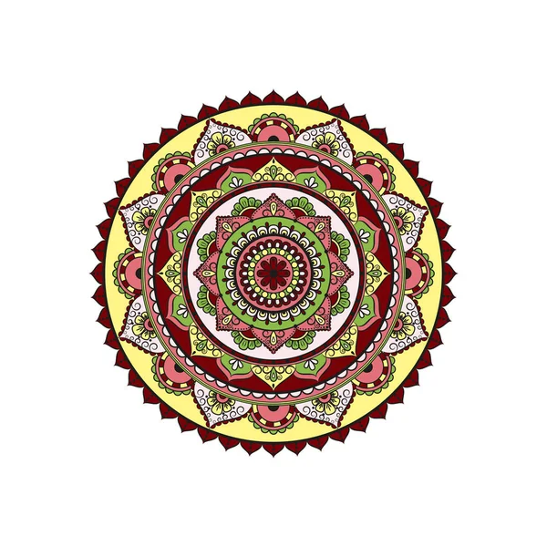 Blumen-Mandala. orientalisches Muster, Vektorillustration. islam, ar — Stockvektor