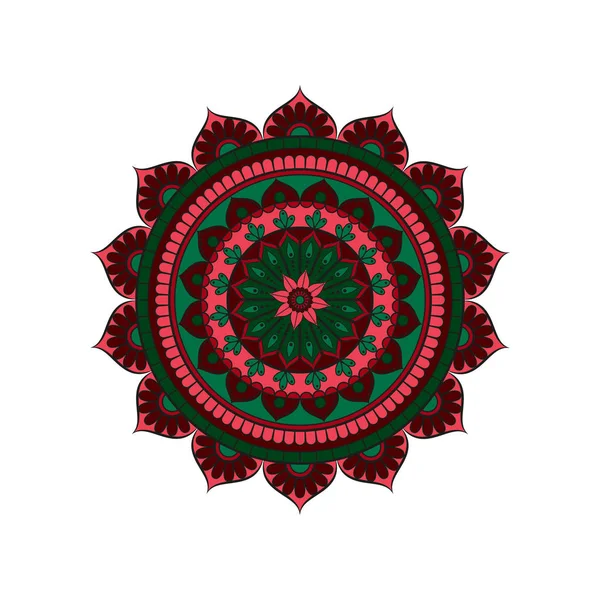 Blumen-Mandala. orientalisches Muster, Vektorillustration. islam, ar — Stockvektor