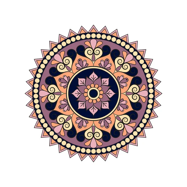 Kwiat Mandala. Orientalny wzór, ilustracji wektorowych. Islam, Ar — Wektor stockowy