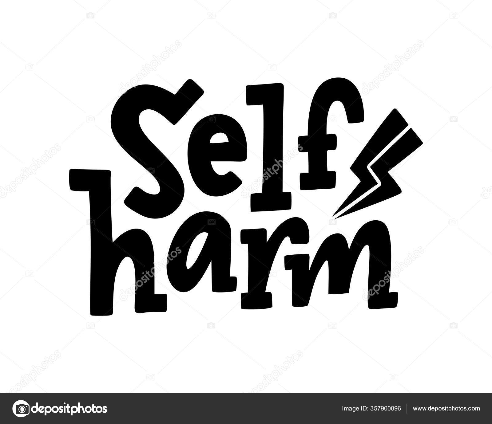 Citation D Automutilation Un Seul Mot La Sante Mentale Sensation De Culpabilite Punition Et Humiliation De Soi Meme Probleme De Suicide Image Vectorielle Par Barrirret C Illustration Citation D Automutilation Un Seul Mot La Sante Mentale Sensation De Culpabilite Punition Et Humiliation De Soi Meme Probleme De Suicide Image Vectorielle Par Barrirret C Illustration