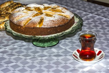 el şeftali pasta yapımı