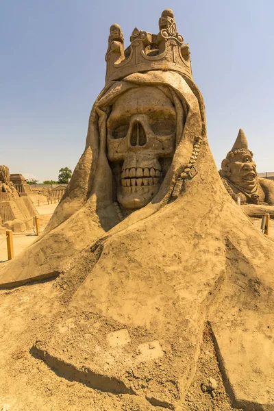 08.29.2017,Lara,Antalya,Turkey,Sand γλυπτών — Φωτογραφία Αρχείου