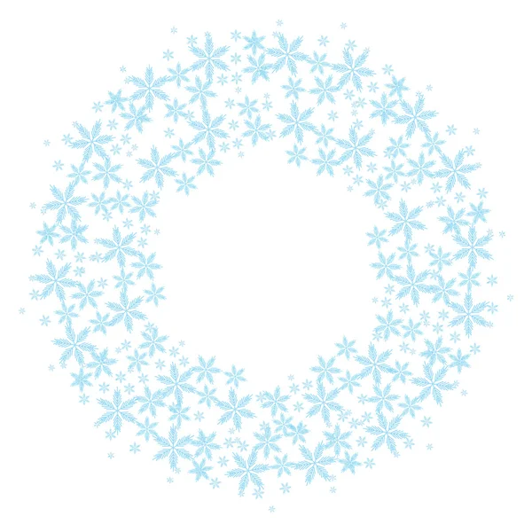 Frame with snowflakes. — Stock Vector