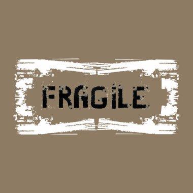 Kırılgan pul filigran.