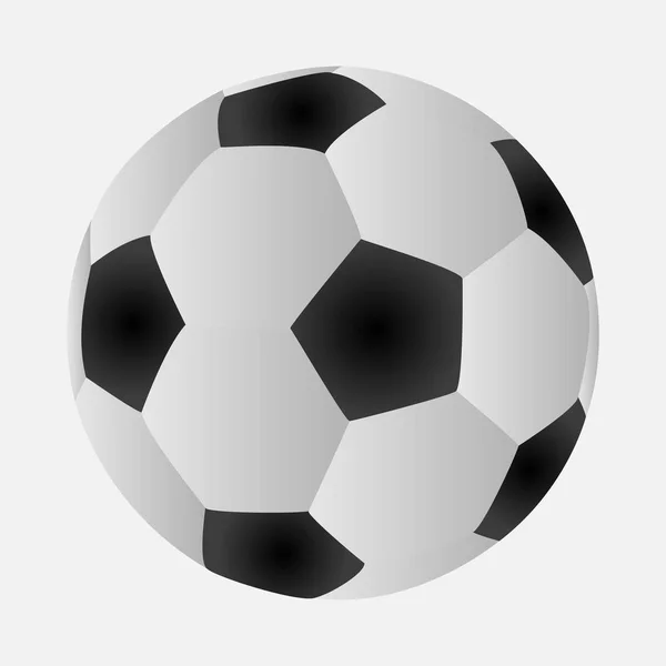 Vektorová ilustrace fotbalového míče — Stockový vektor