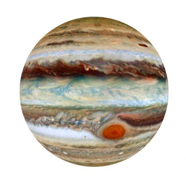 Jüpiter - dev gezegen güneş sistemi, 3d render, Nasa tarafından döşenmiş bu görüntü unsurları.