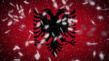Arnavutluk bayrağı düşen kar döngüsü, Yeni Yıl ve Noel geçmişi, döngü