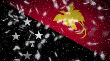 Papua Yeni Gine bayrağı düşen kar döngüsü, Yeni Yıl ve Noel geçmişi, döngü