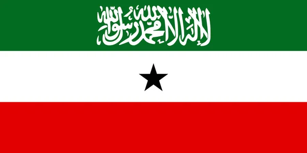 Orantı ve renk vektörü olarak Somaliland bayrağı — Stok Vektör