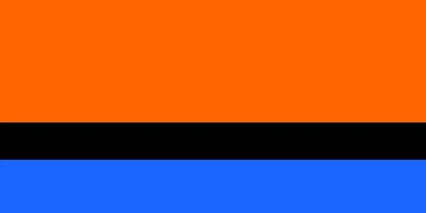 Bendera Kepulauan Chagos dalam proporsi dan warna vektor - Stok Vektor