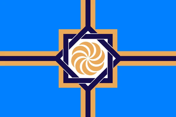 Western Armenia flag in proportions and colors vector — ストックベクタ