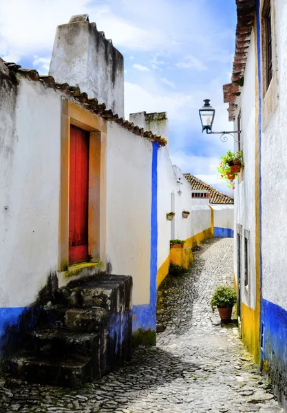  Portekizce köyün Obidos