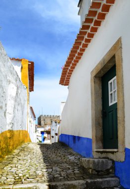  Portekizce köyün Obidos