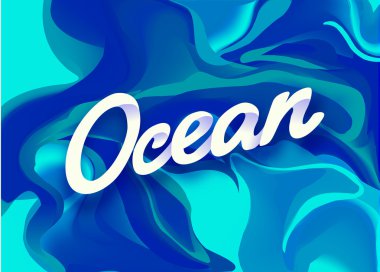 Renkli soyut sıvı mürekkep