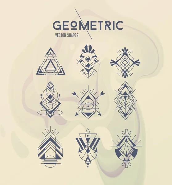 Geometric Modern design elements. — Stock Vector