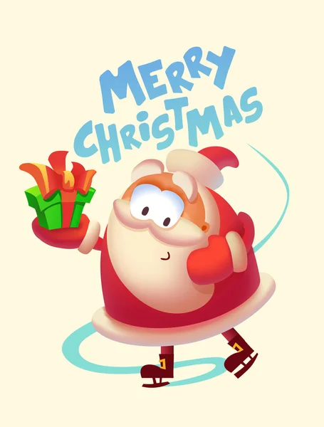 Merry Christmas illustration. — Stock Vector