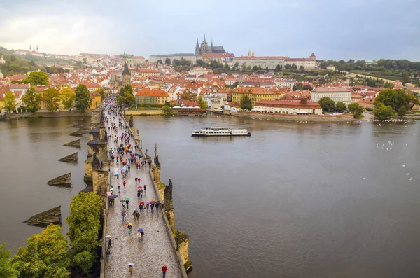 Prague, Bohemia, Çek Cumhuriyeti. Hradcany Praha Castle wi olduğunu