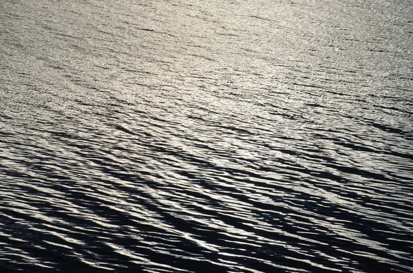 Salt water surface with small waves. Natural background. Copy space. Travel mood.