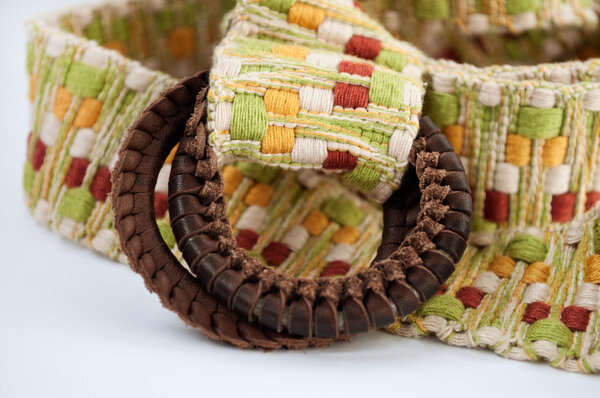 Women's woven belt 