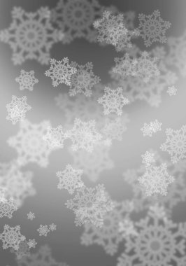 Kar taneleri bokeh etkisi