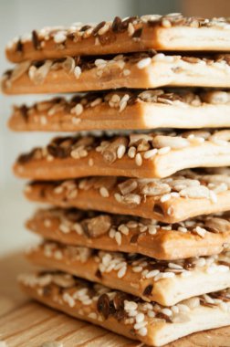 Ayçiçeği tohumları ile kırık