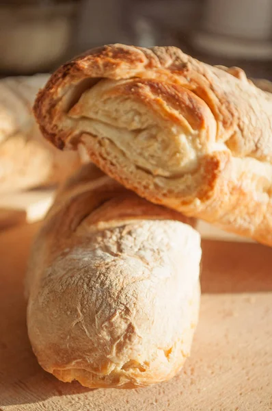 Zelfgemaakte Frans stokbrood — Stockfoto