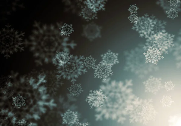 Background with snowflakes — Stock Photo, Image