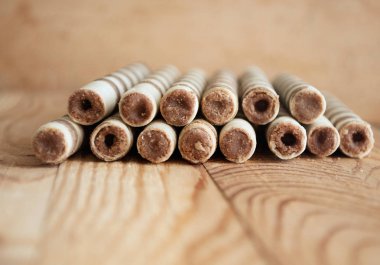 Gofret bisküvi rulo