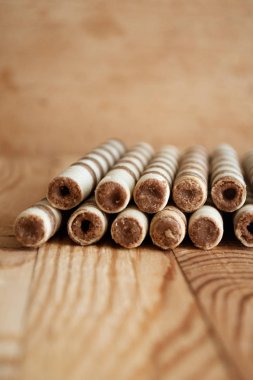 Gofret bisküvi rulo